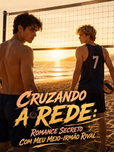 Cruzando a Rede: Romance Secreto com Meu Meio Irmão Rival