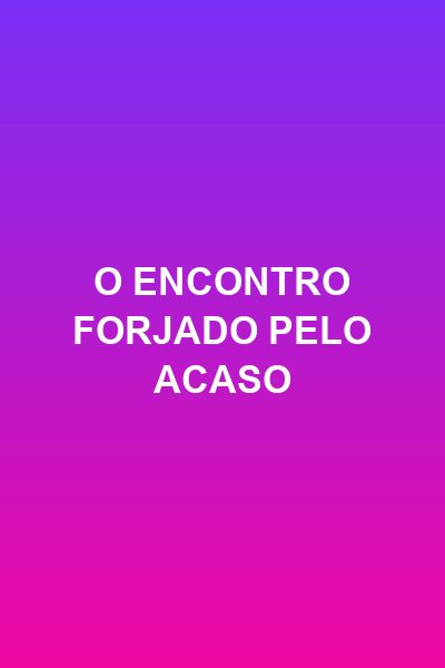 O Encontro Forjado Pelo Acaso