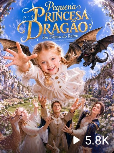 Pequena Princesa Dragão em Defesa do Reino