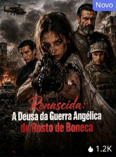 Renascida: a Deusa da Guerra Angélica de Rosto e Boca